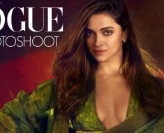 Deepika Padukone Hot Cleavage Show In Vogue India Photoshoot